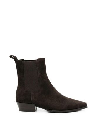Strategia Boots Leather Brown Velour Box