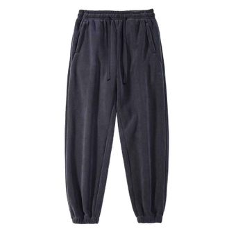 Generic Fleece Lined Camo Joggers for Men Elasticated Waist Camouflage Trousers Warm Sweatpants Casual Tracksuit Bottoms Zip Pockets, Z02-Grey, 6XL