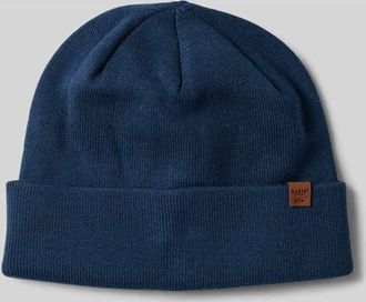 Barts Beanie aus Viskose-Mix Modell WILLES in Jeansblau, Größe 1