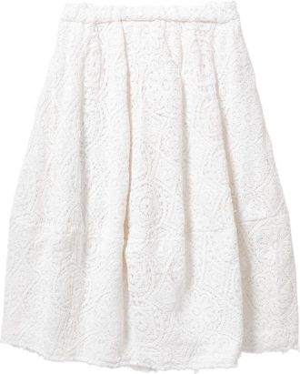 Comme Des Gar&ccedil;ons Comme Des Garcons katoenen midi-rok