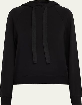Majestic Filatures French Terry Hoodie with Grosgrain Trim