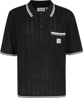 Carhartt Work in Progress Ramsey Polo - Heren - Polos - Zwart - S - Katoen - Tops