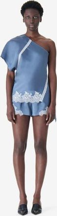 Iro Topazi Asymmetrical Top in Storm Blue at Nordstrom, Size 38 Eu