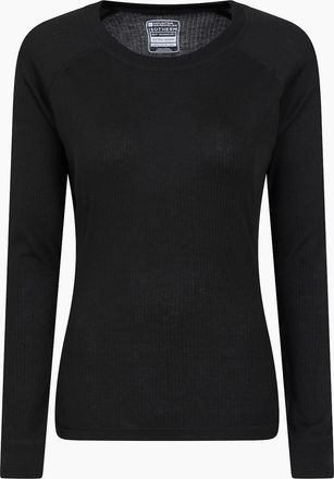 Mountain Warehouse Womens Mountain Warehouse Womens/Ladies Talus Long-Sleeved Top - Black - Size: 22