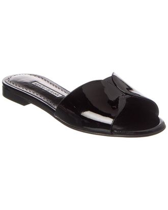 Manolo Blahnik Houramu Patent Sandal