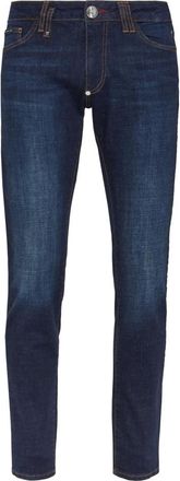 Philipp Plein Heren, Jeans, Blauw, Maat: W30 Denim