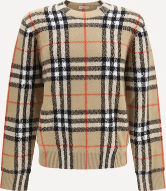 Burberry Check cashmere Sweater Male XL