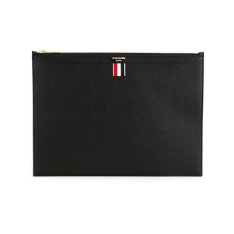 Thom Browne Logo-stamp Leather Document Holder