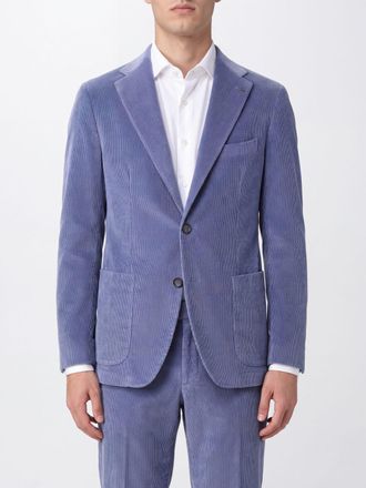 Tagliatore Blazer monopetto in pura lana con rever classici e tasche a toppa