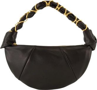 Saint Laurent Tassen, Dames, Zwart, ONE Size, Leer, Amalia Mini Hobo