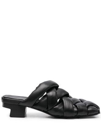 Mars&egrave;ll Sandalen met vierkante neus - Zwart