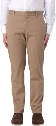 Pantaloni Torino Suit Trousers, male, Brown, 2XL, Classic Fit Chinos
