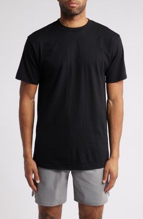 Nordstrom Regular Fit 4-Pack Supima Cotton T-Shirts in Black at Nordstrom, Size Xx-Large