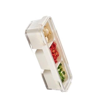 OEM Caja Transparente Para Guardar Especias Con M&uacute;ltiples Compartimentos
