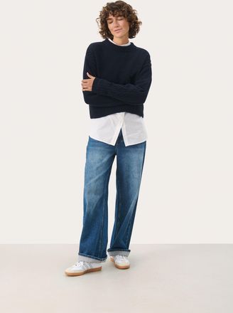 Part Two Pullover Baggy fit navy