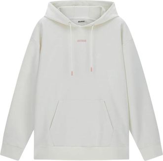 Guess Hooded Sweatshirt met Print op de Rug - Dames - Hoodies - Wit - S - Hoodies & sweatvesten