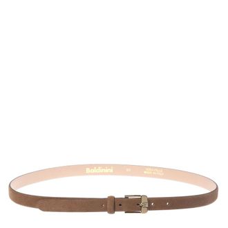 Baldinini Belts, female, Beige, 95 CM, Suede Belt