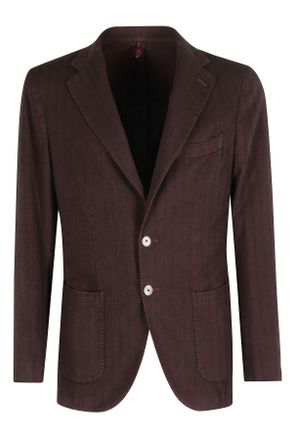 Santaniello Bordeaux Soft Touch Resca Cotton Jacket