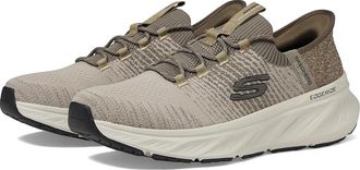 Skechers Edgeride Raygo Hands Free Slip-In Mens Shoes Taupe : 11.5 4E - Extra Wide, Synthetic