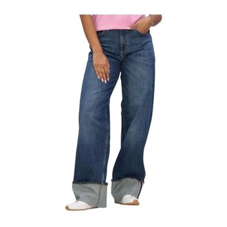 Lee Dames, Jeans, Blauw, Maat: W27 L33 Katoen