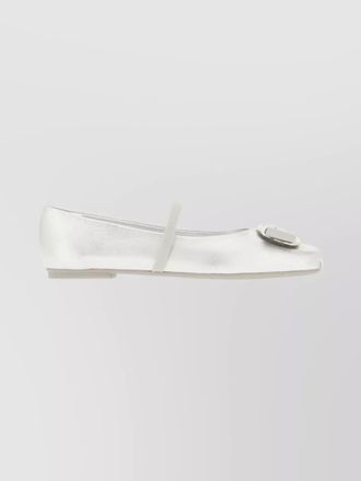 Ferragamo leather ballerina shoes