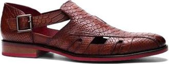 Carlos By Carlos Santana Aura Fisherman Sandal in Brown Leather at Nordstrom, Size 11.5