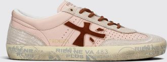 Premiata Sneakers David in pelle e camoscio con caviglia imbottita