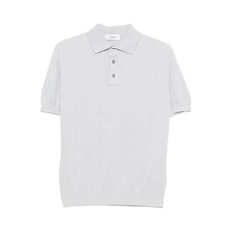 Lardini Polo Shirts, male, Gray, Size: M Polo Shirt