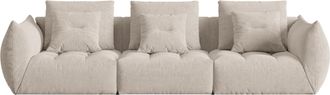 MICADONI 4-Sitzer Design Sofa Bloom - Strukturstoff