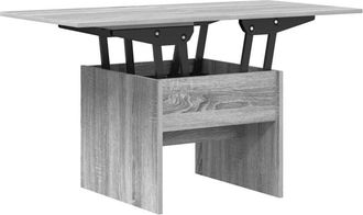vidaXL Coffee Table Grey Sonoma 55 x 54.5 x 45 cm Engineered wood vidaXL