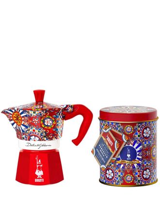 Dolce & Gabbana x Bialetti Moka Express art-d&eacute;co coffee maker set (93g) - Red