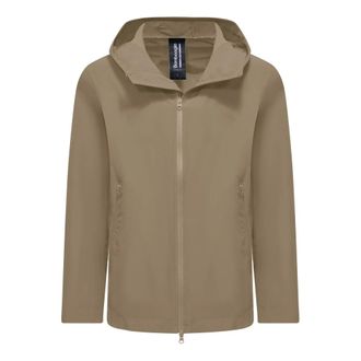 Bomboogie Light Jackets, male, Beige, Size: 2XL Cotton and nylon jacket