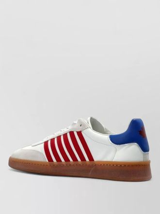Dsquared2 leather low-top sneakers