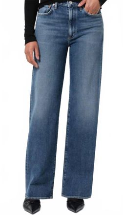 A Gold E Harper Mid Rise Relaxed Straight Leg Jeans In Enroll