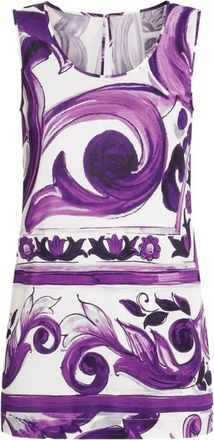 Dolce & Gabbana Dames, Tops, Paars, Maat: 2XS