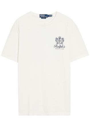 Polo Ralph Lauren Printed Cotton T-shirt - White - M