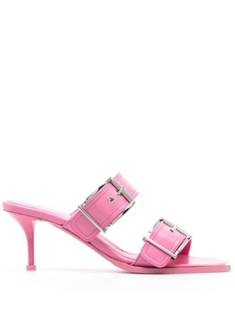 Alexander McQueen Pink Slip On Heels