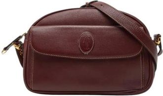 Cartier Pre-owned Cross Body Bags, female, Red, Size: ONE SIZE Pre-owned Must Shoulder Bag