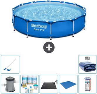 Bestway Piscina Bestway Steel Pro Redonda - 366x76 Cm - 8-piezas S21601