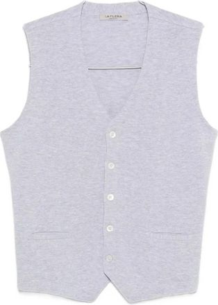 La Fileria Sweater Fileria - Heren - Bodywarmers - Grijs - 2XL - Jassen