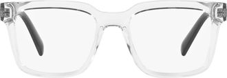 Dolce & Gabbana 52mm Square Optical Glasses in Crystal at Nordstrom