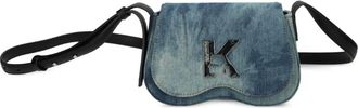 Karl Lagerfeld Borsa a tracolla con fantasia tie dye - Blu