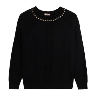 Oltre Dames, Truien, Zwart, Maat: L Kasjmier