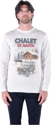 MC2 Saint Barth Maglione Girocollo Heron - - Knitwear - Uomo - Bianco - XL