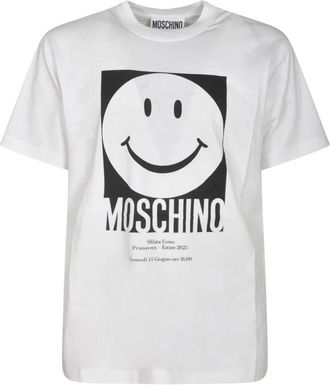 Moschino Stijlvolle T-shirts en Polos - Heren - T-shirts - Wit - S - Tops