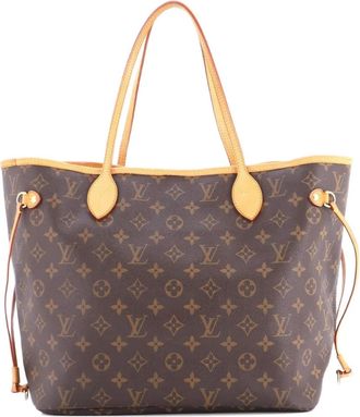 Louis Vuitton Neverfull MM monogram canvas shopper - Bruin