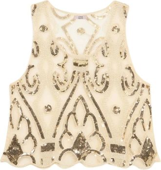 Oltre Dames, Tops, Geel, Maat: XL Poliester
