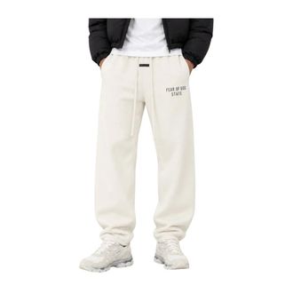 Fear of God Fleece Essential Sweatpant - Heren - Broeken - Beige - Maat: S Fleece