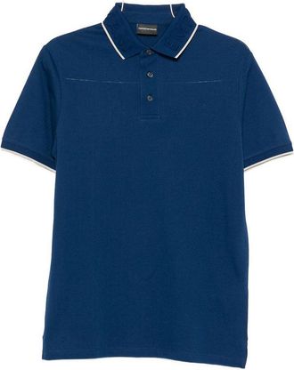 Emporio Armani Logo Cotton Polo Shirt