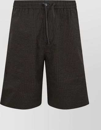 Maison Kitsun&eacute; striped track pants